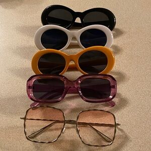 Bundle of 5 sunglasses